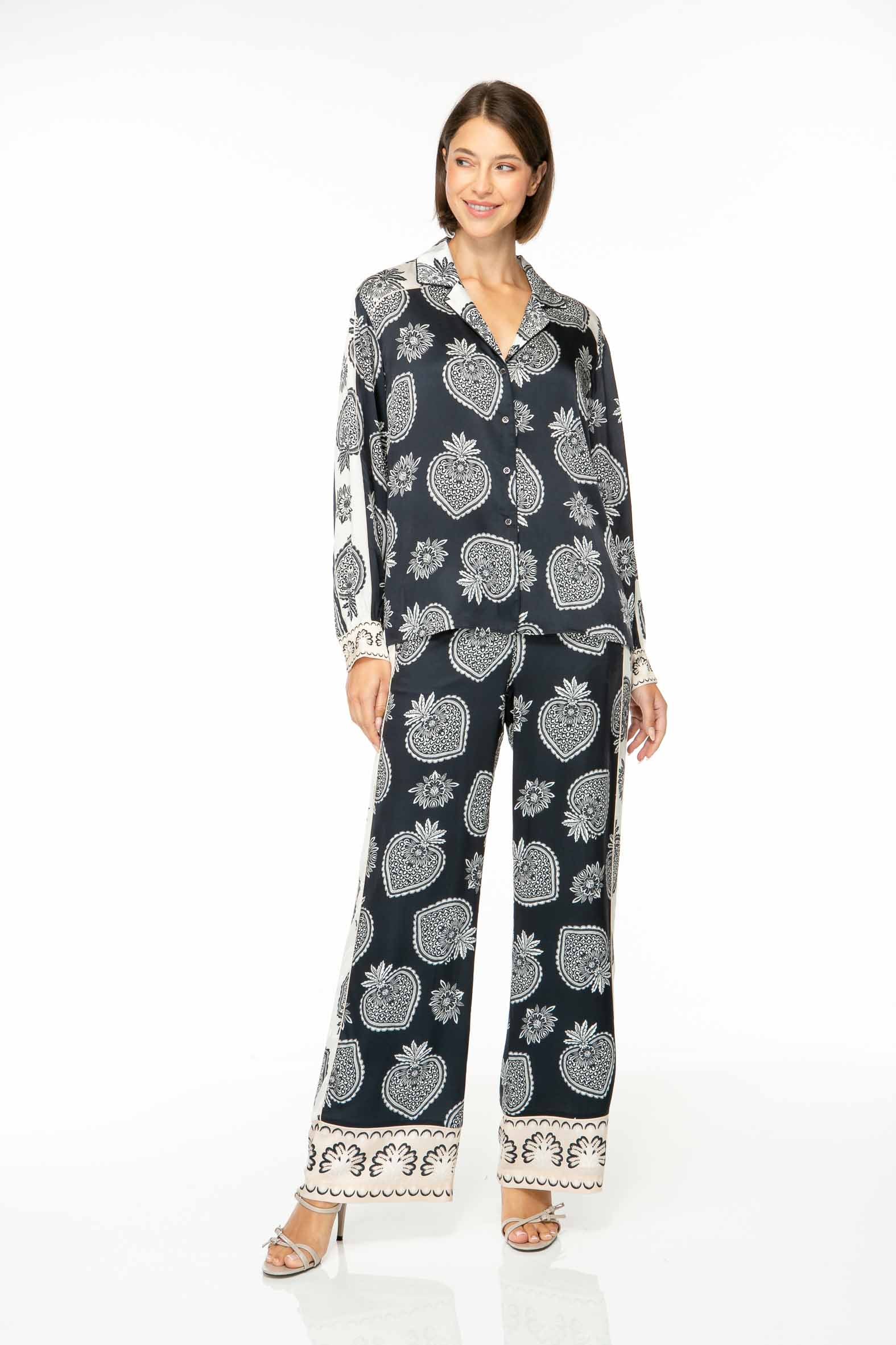 IVI Bluse Strawberry Midnight