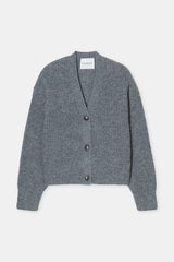 Closed cardigan grey