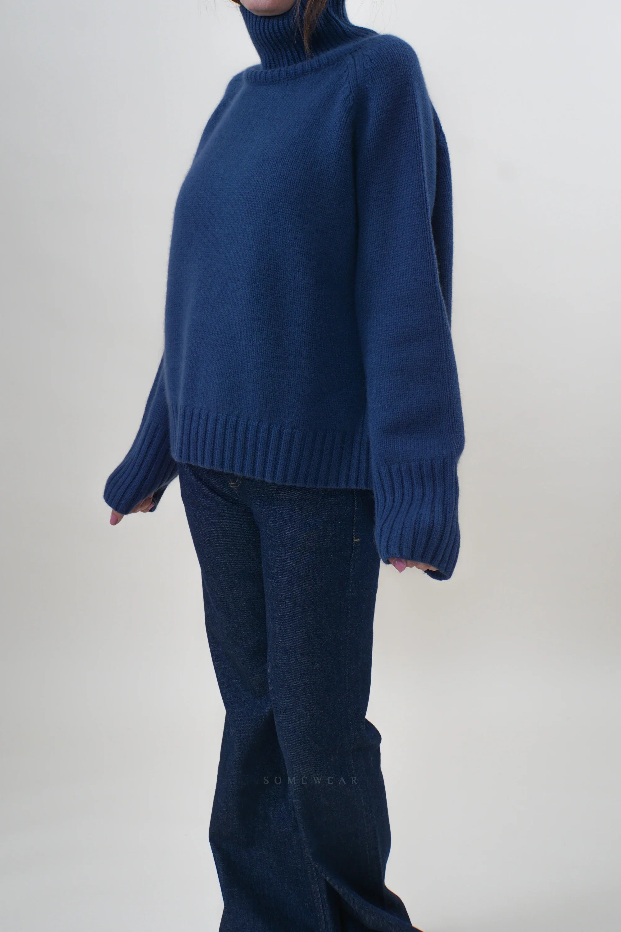 Be You Pullover Turtle Denim