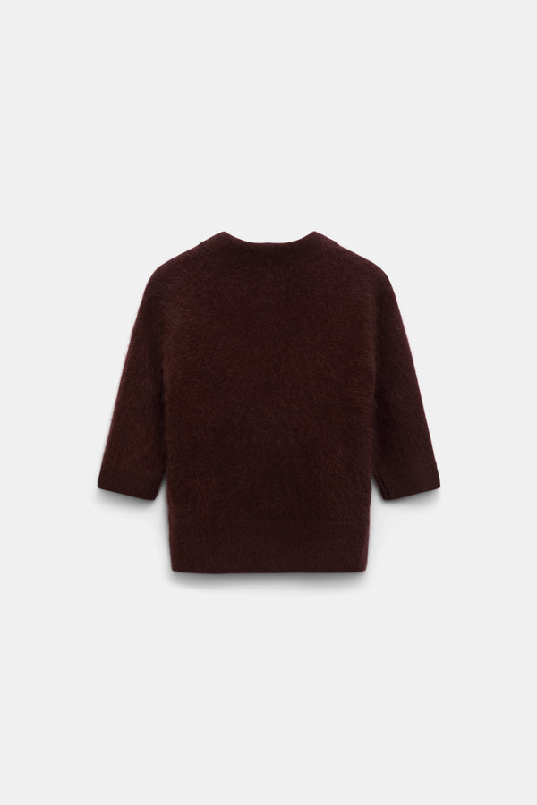 Dorothee Schumacher Sweater Fluffy Statement Choco