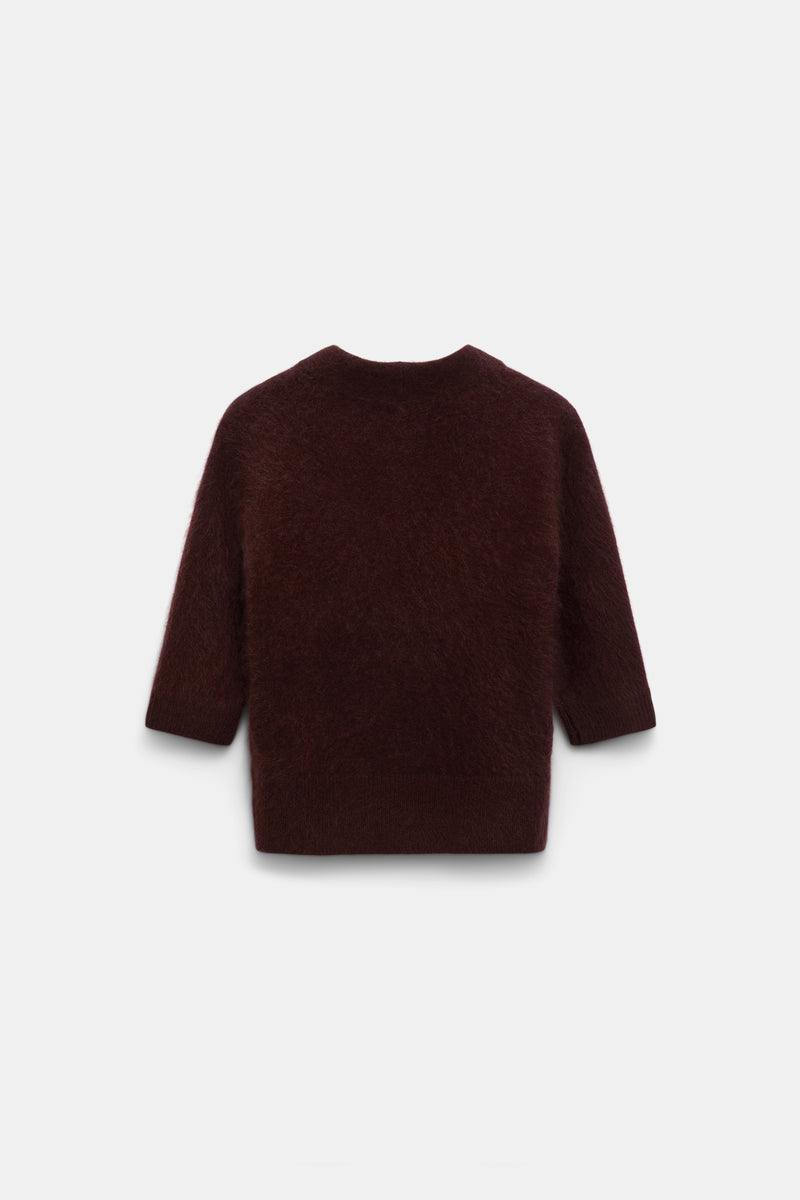 Dorothee Schumacher Sweater Fluffy Statement Choco