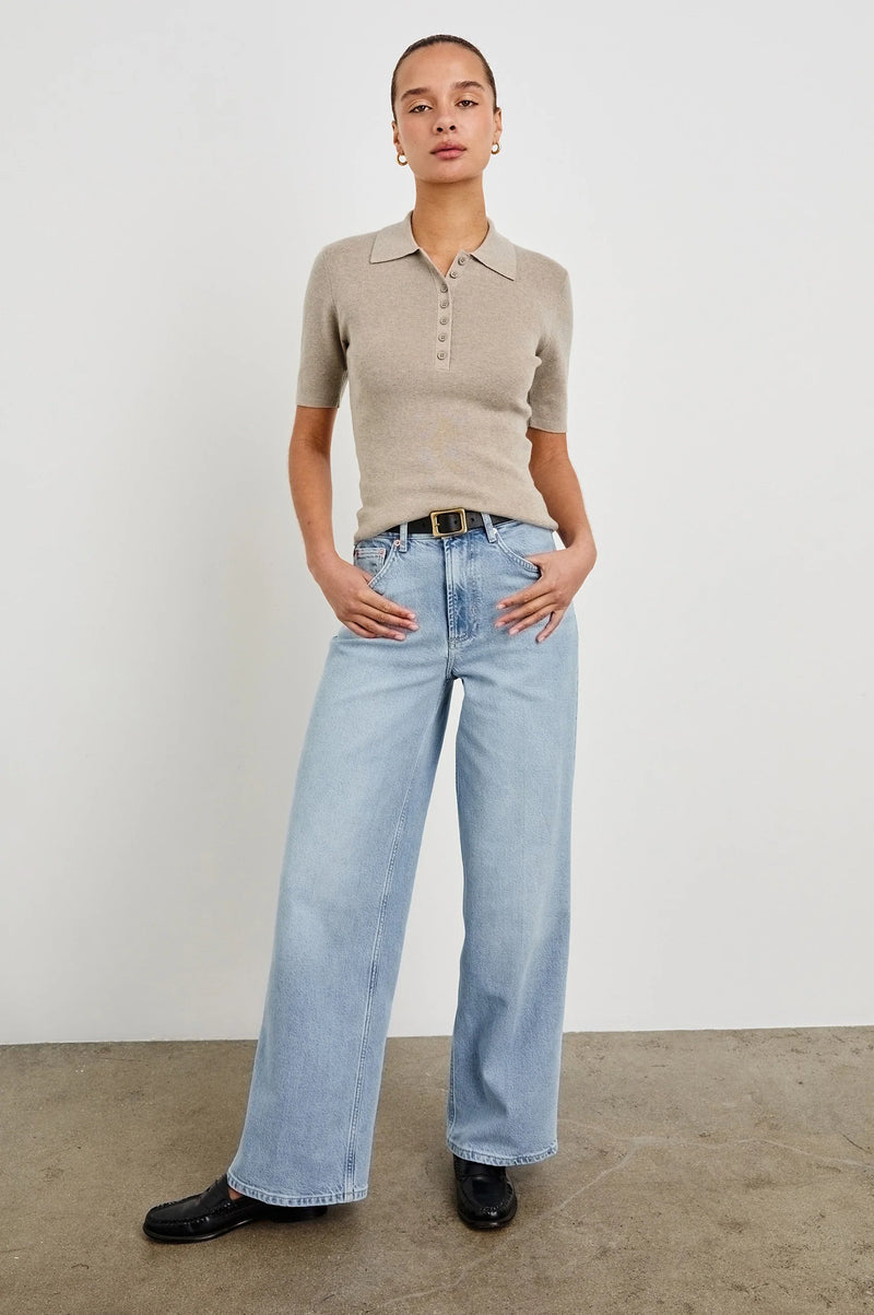 Rails Polo Heather Oat