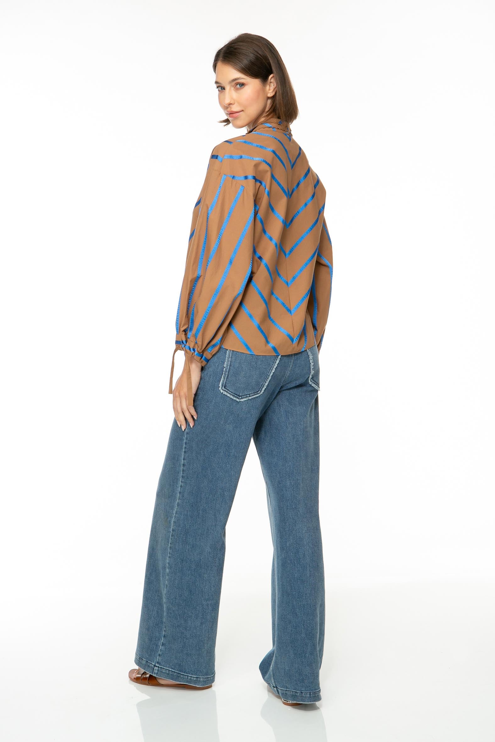 IVI Bluse Royal Stripes