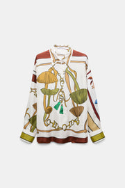 Dorothee Schumacher Bluse Cosmic Funghi Foster