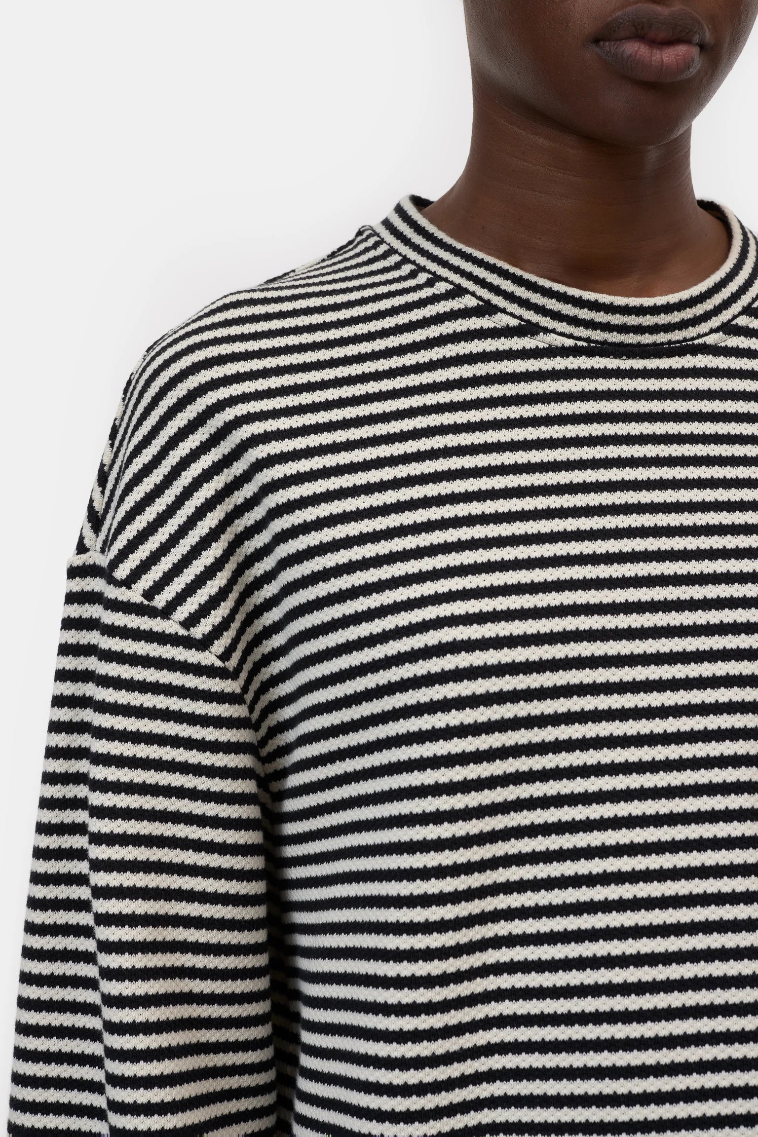 Closed Longsleeve Stripes Panda