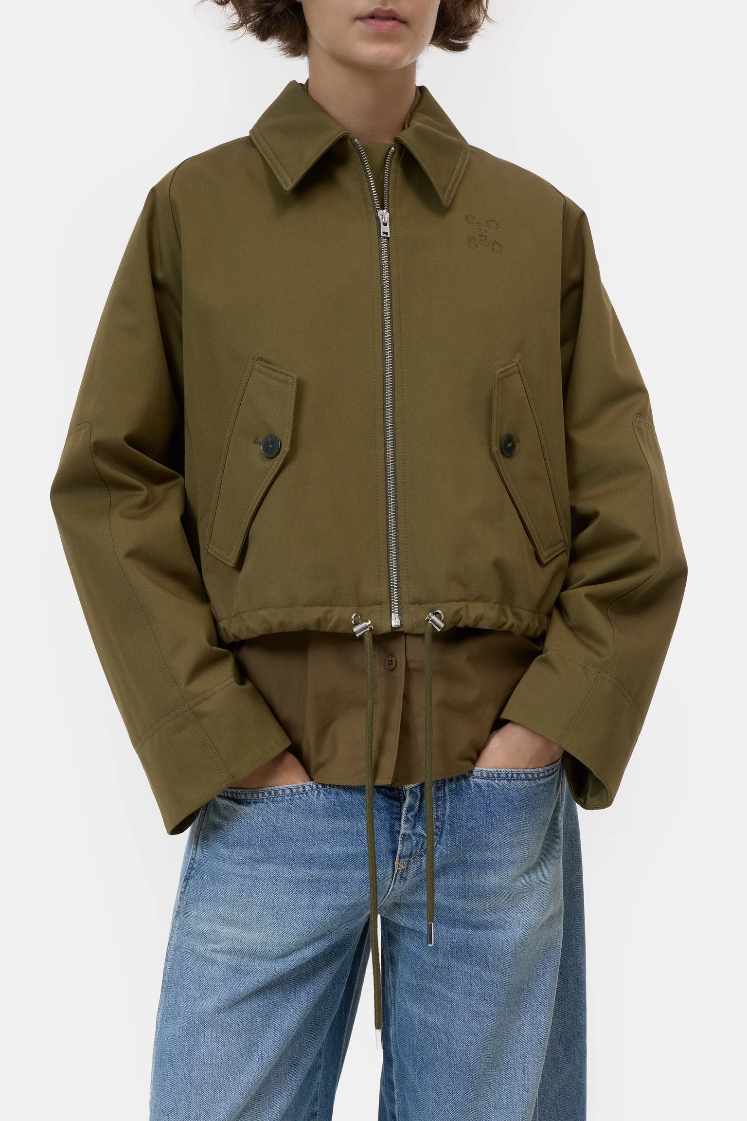 Closed Blouson Deep Olive