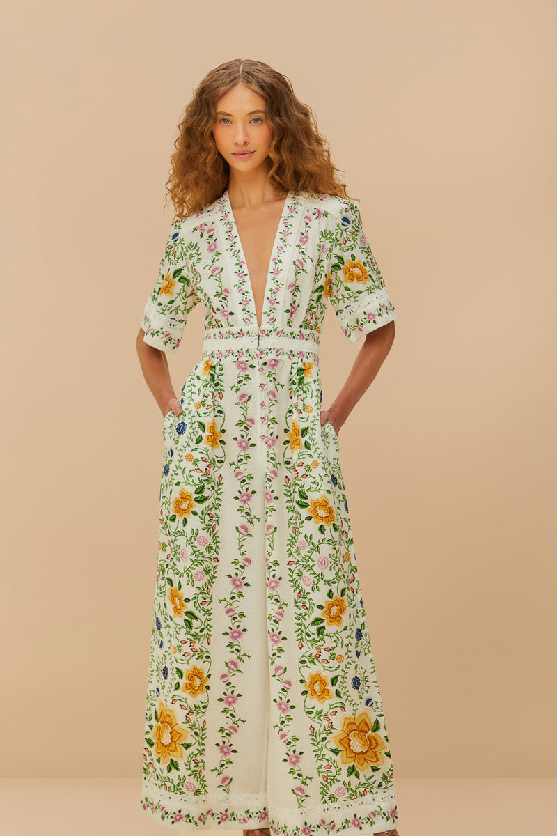 Farm Rio Jumpsuit Floral