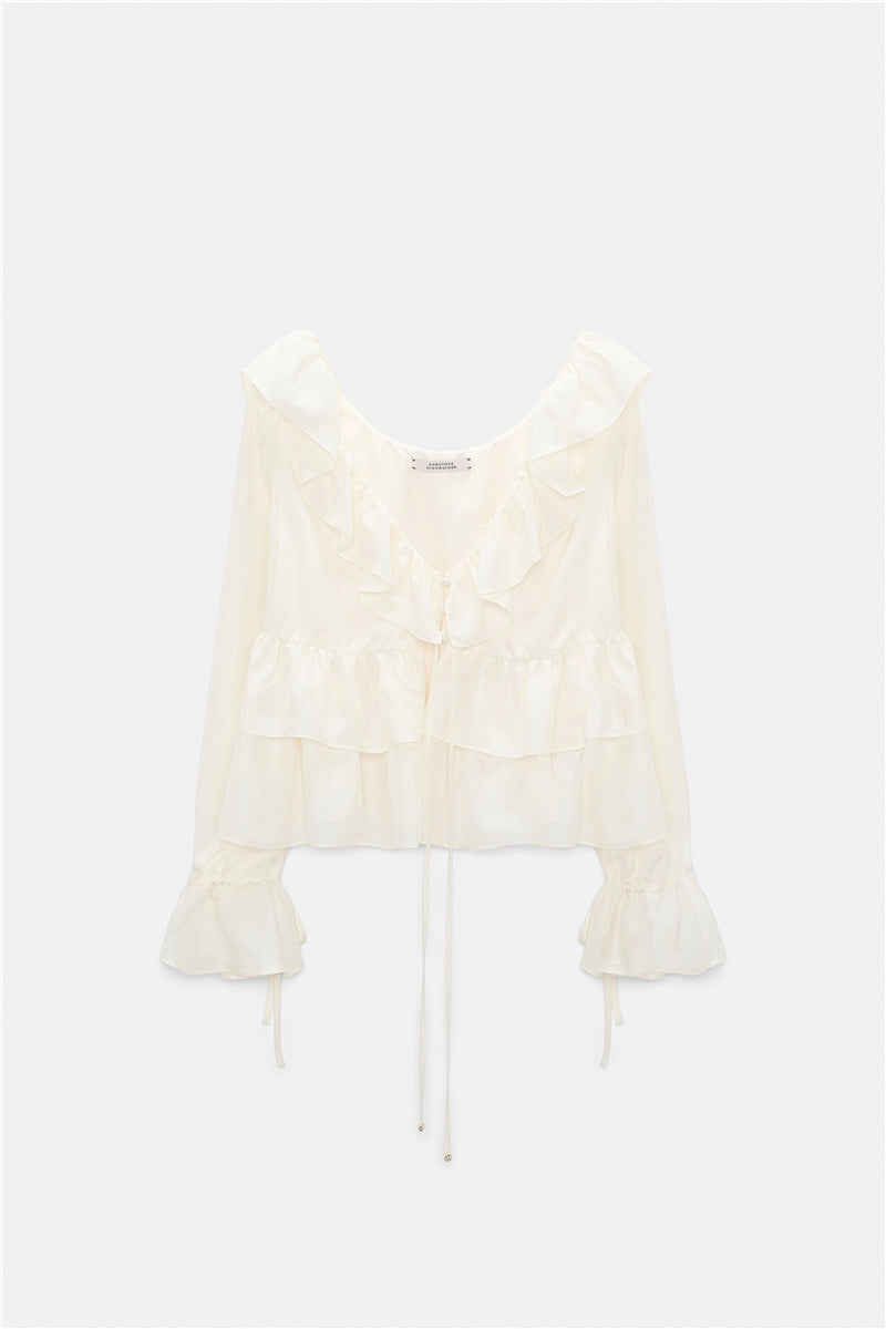 Dorothee Schumacher blouse Playful Volumes Camellia
