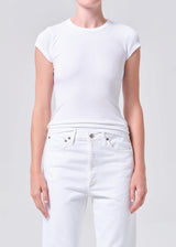 Agolde Tee Edison White