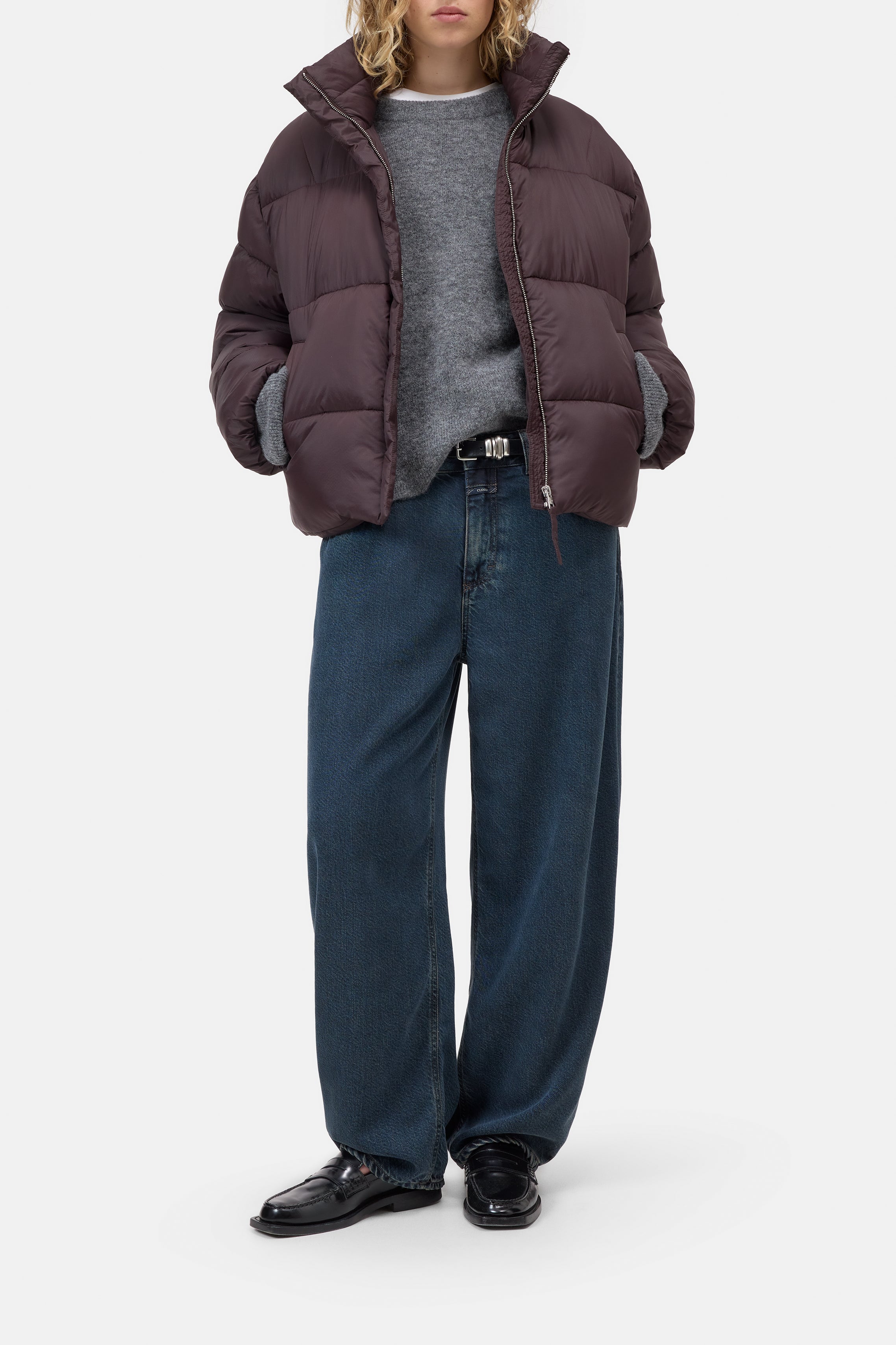 Closed Jacke Puffer Cinder