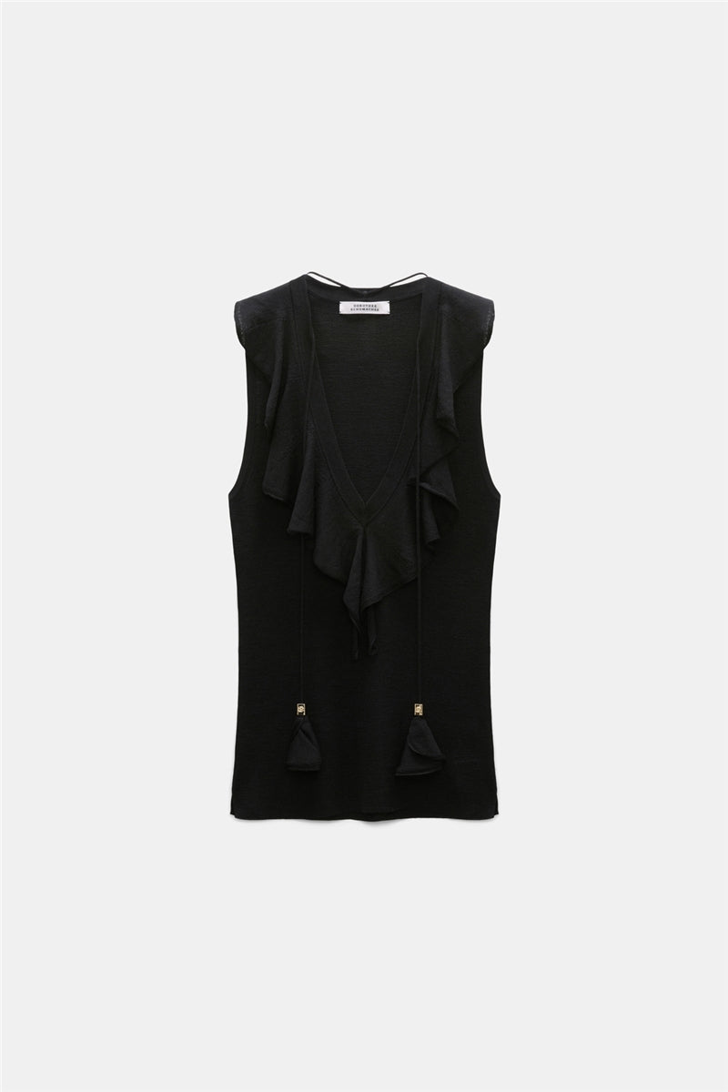 Dorothee Schumacher Top Refined Essentials Black