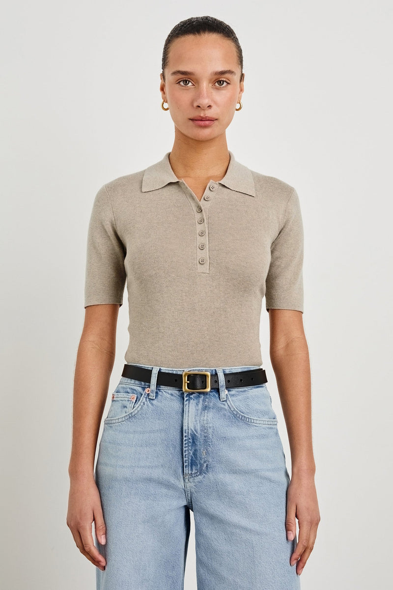 Rails Polo Heather Oat