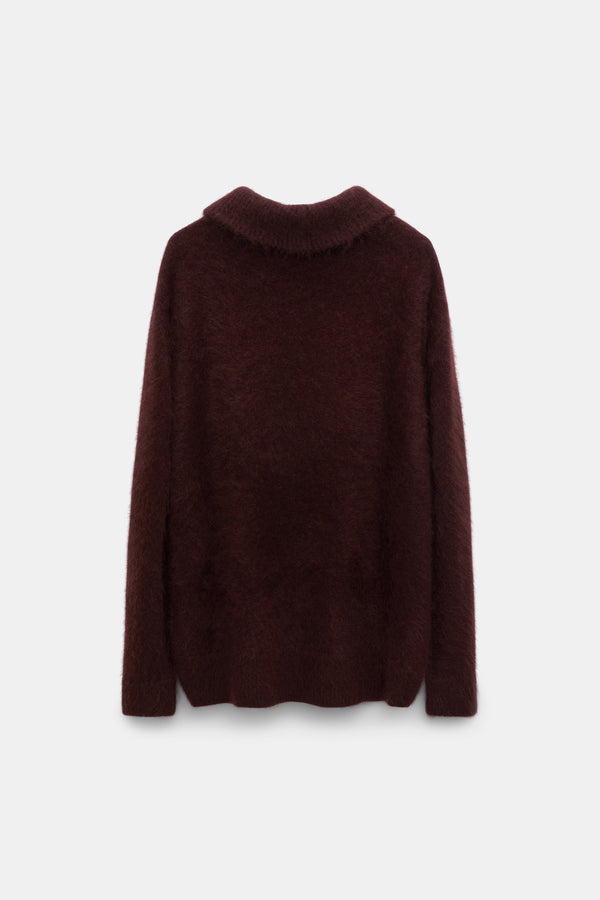 Dorothee Schumacher Sweater Fluffy Statement Choco
