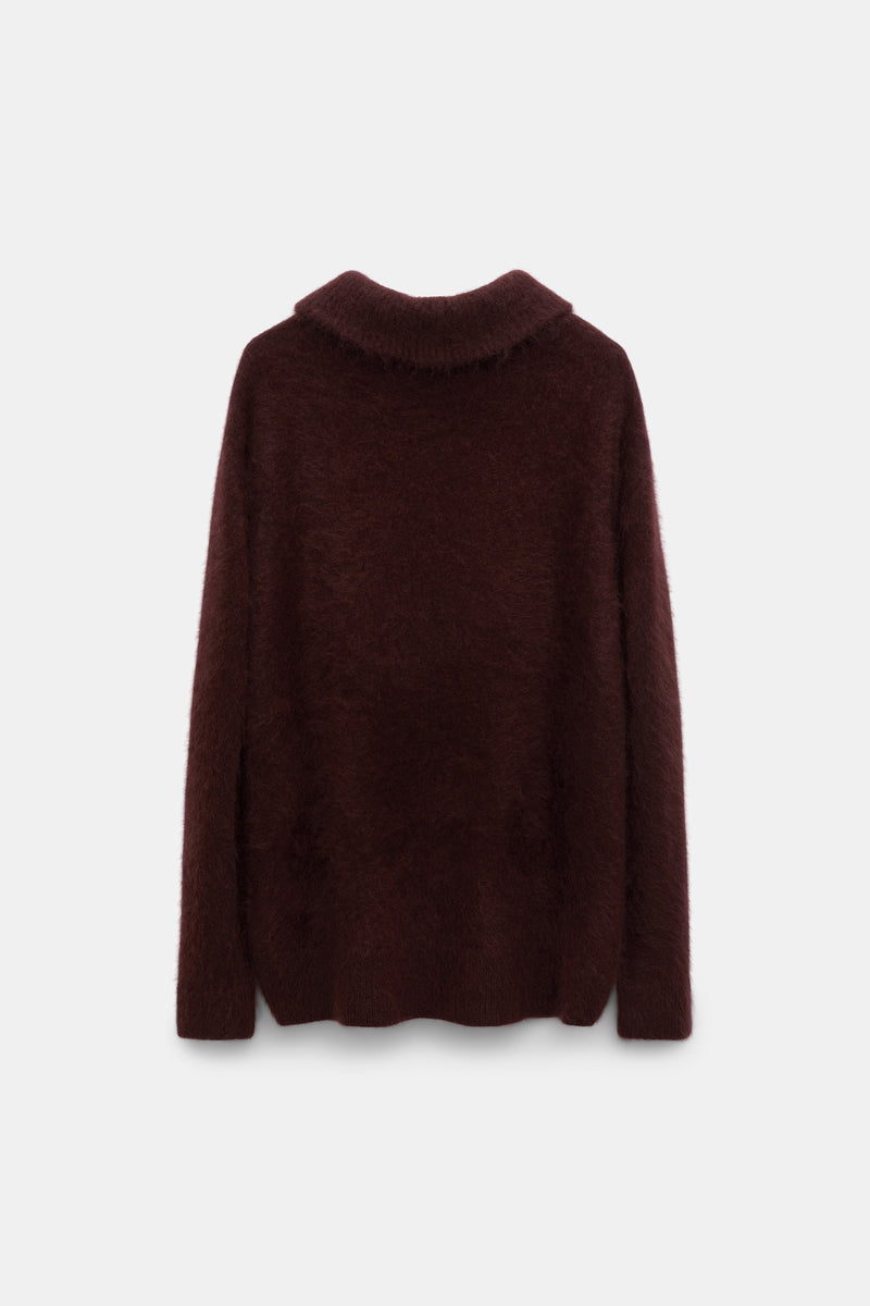 Dorothee Schumacher Sweater Fluffy Statement Choco