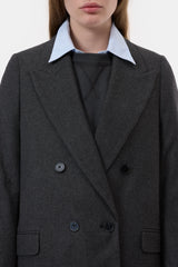 Closed Blazer Flannel Anthracite