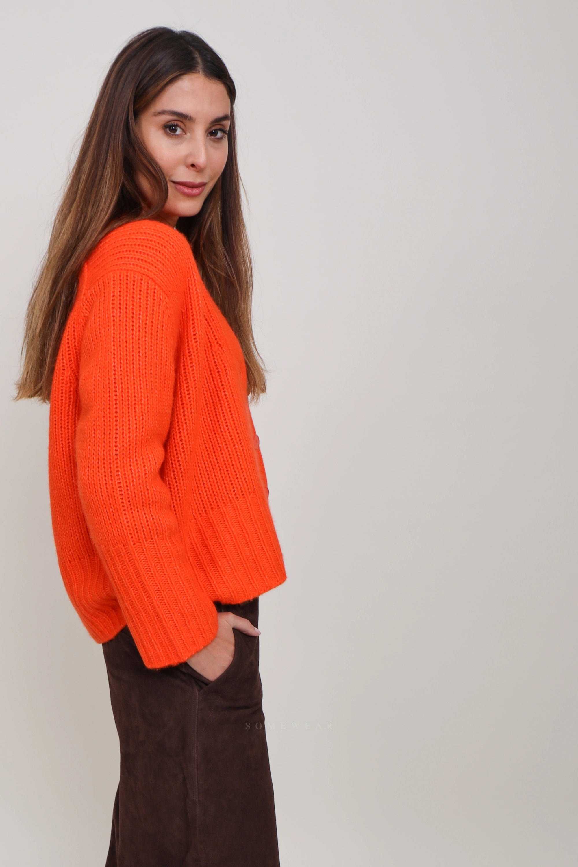 Heart Cardigan Celeste Kumquats