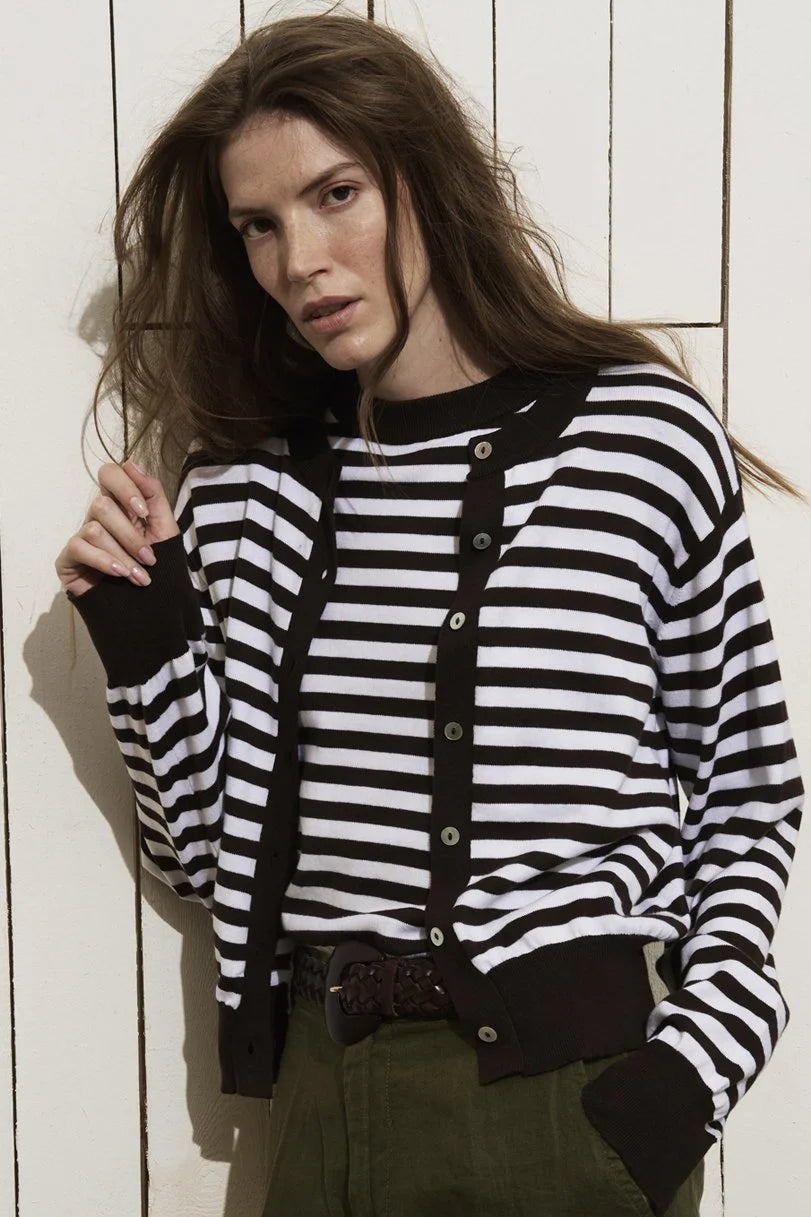 Be You Striped Cardigan
