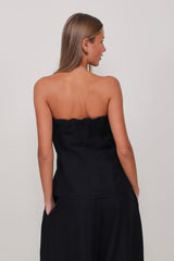 Liviana Conti Top Bandeaux Black