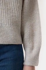Closed cardigan beige