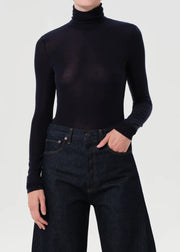 Agolde Turtleneck Pascale Navy
