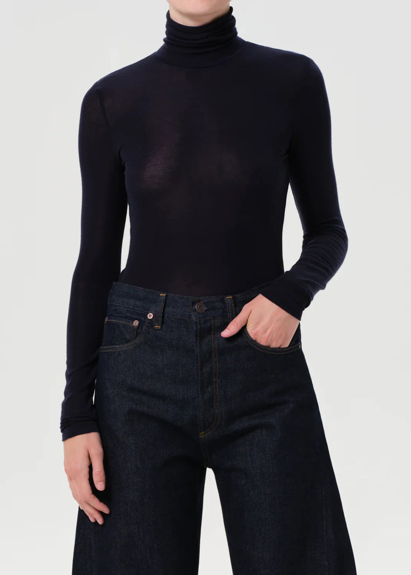 Agolde Turtleneck Pascale Navy