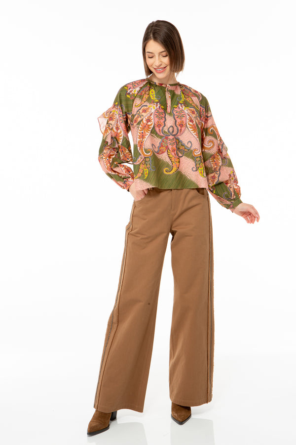 IVI Collection Bluse Rustic Paisley