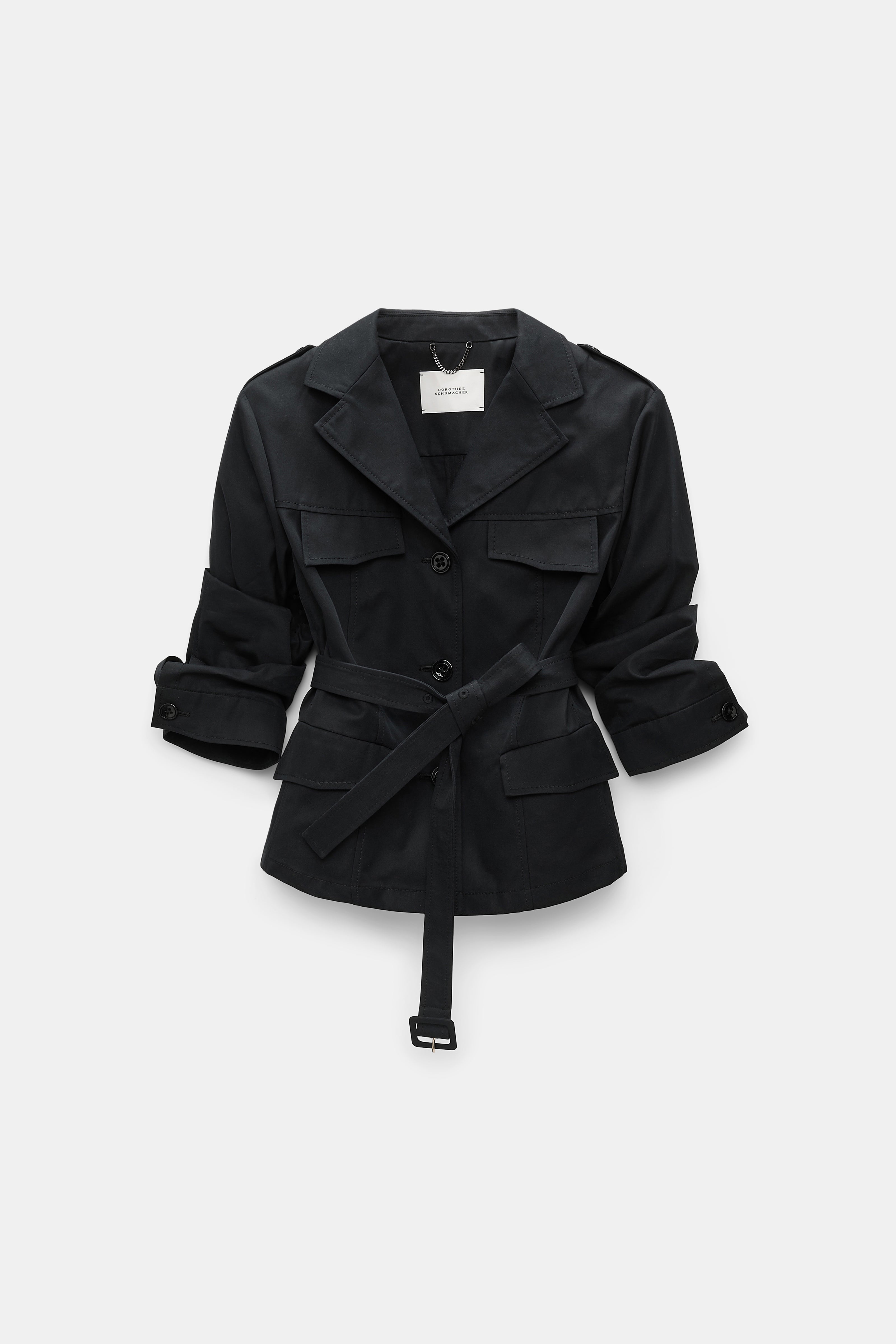 Dorothee Schumacher Jacket Luxury Layer Black