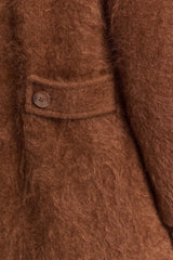 Dorothee Schumacher Jacke Fluffy Statement Coffee