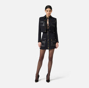 Elisabetta Franchi Jacke Black