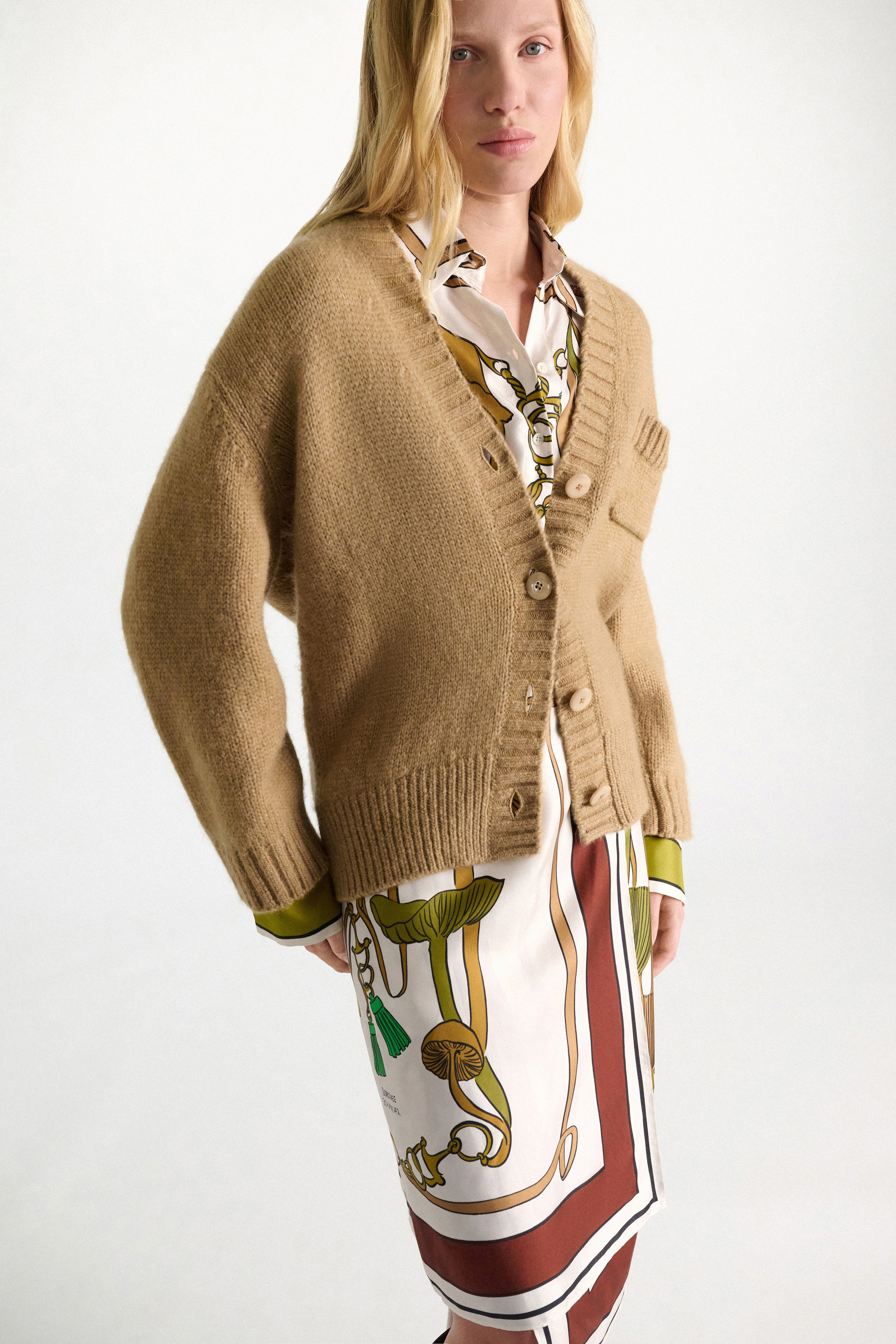 Dorothee Schumacher Cardigan Urban Favorite Champignon