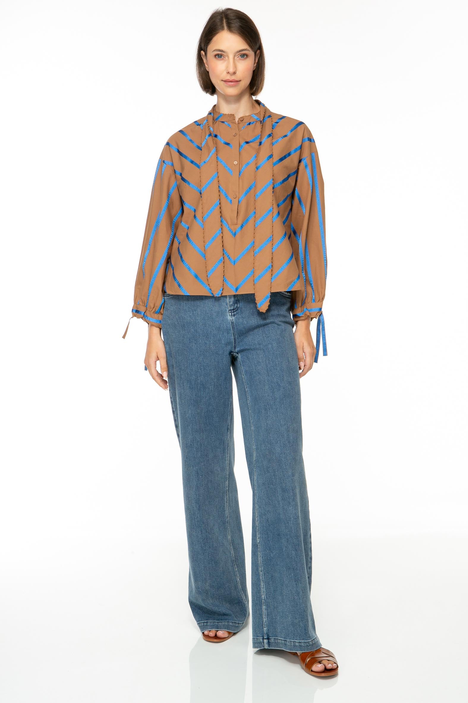 IVI Bluse Royal Stripes