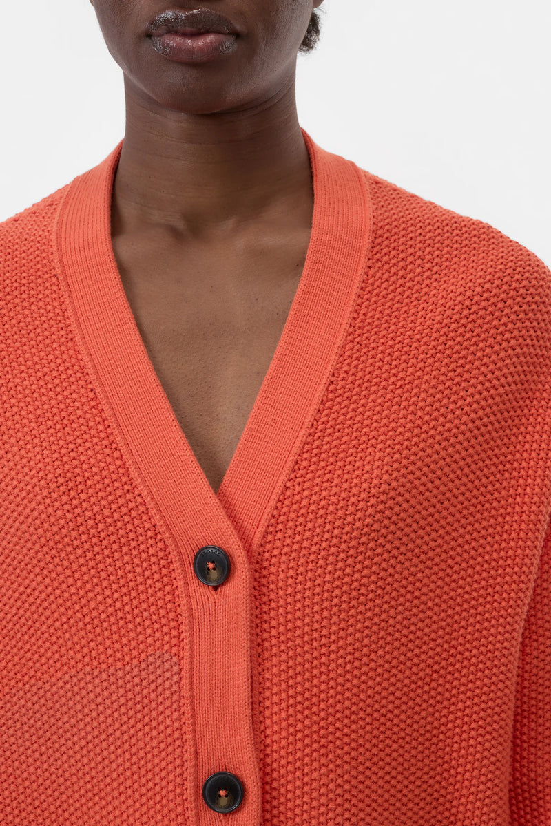 Closed Cardigan Washed Red