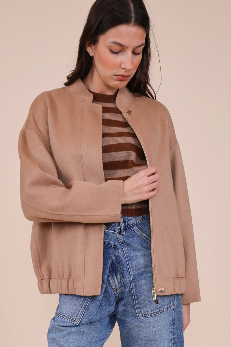 Anfiny Jacke Megan Camel