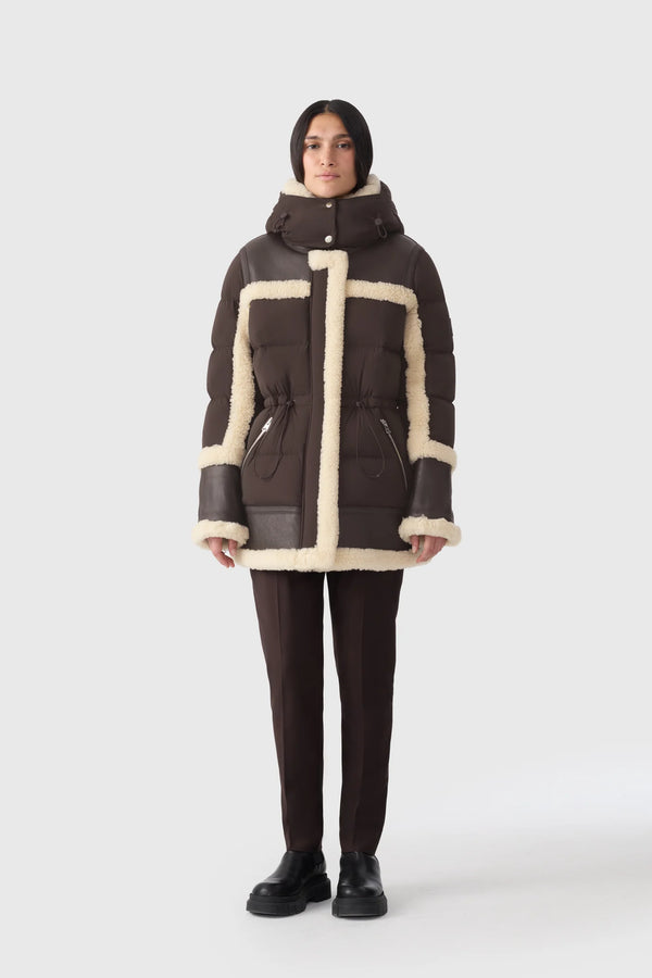 Mackage Parka Lilibeth Coffee