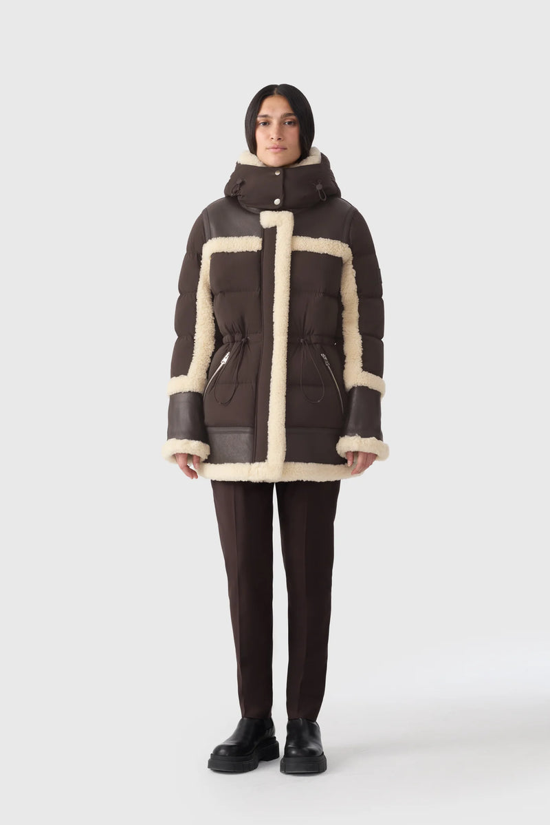 Mackage Parka Lilibeth Coffee