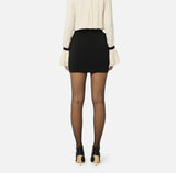 Elisabetta Franchi mini skirt jewel buttons