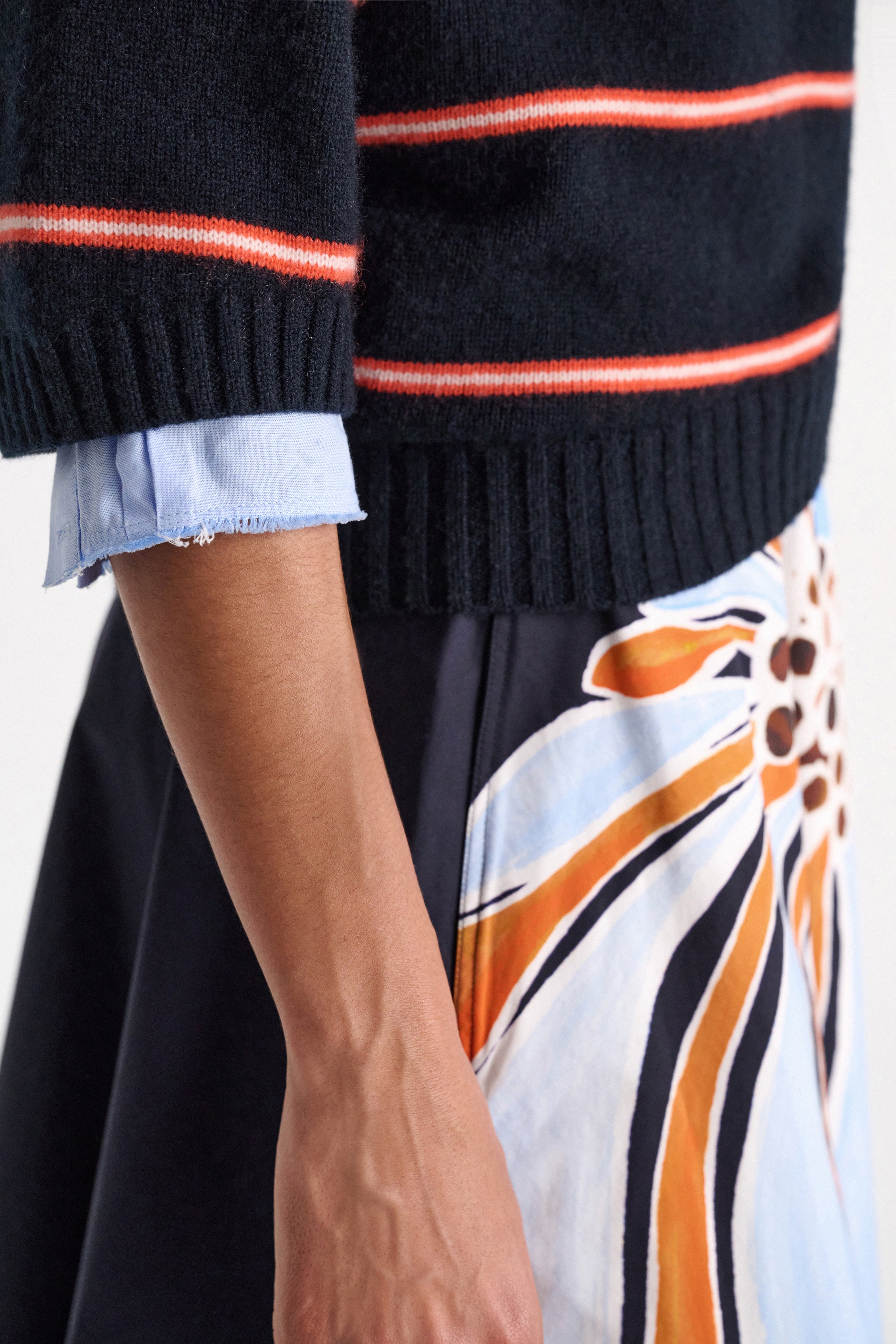 Dorothee Schumacher Sweater Sporty Statements Blue Trio