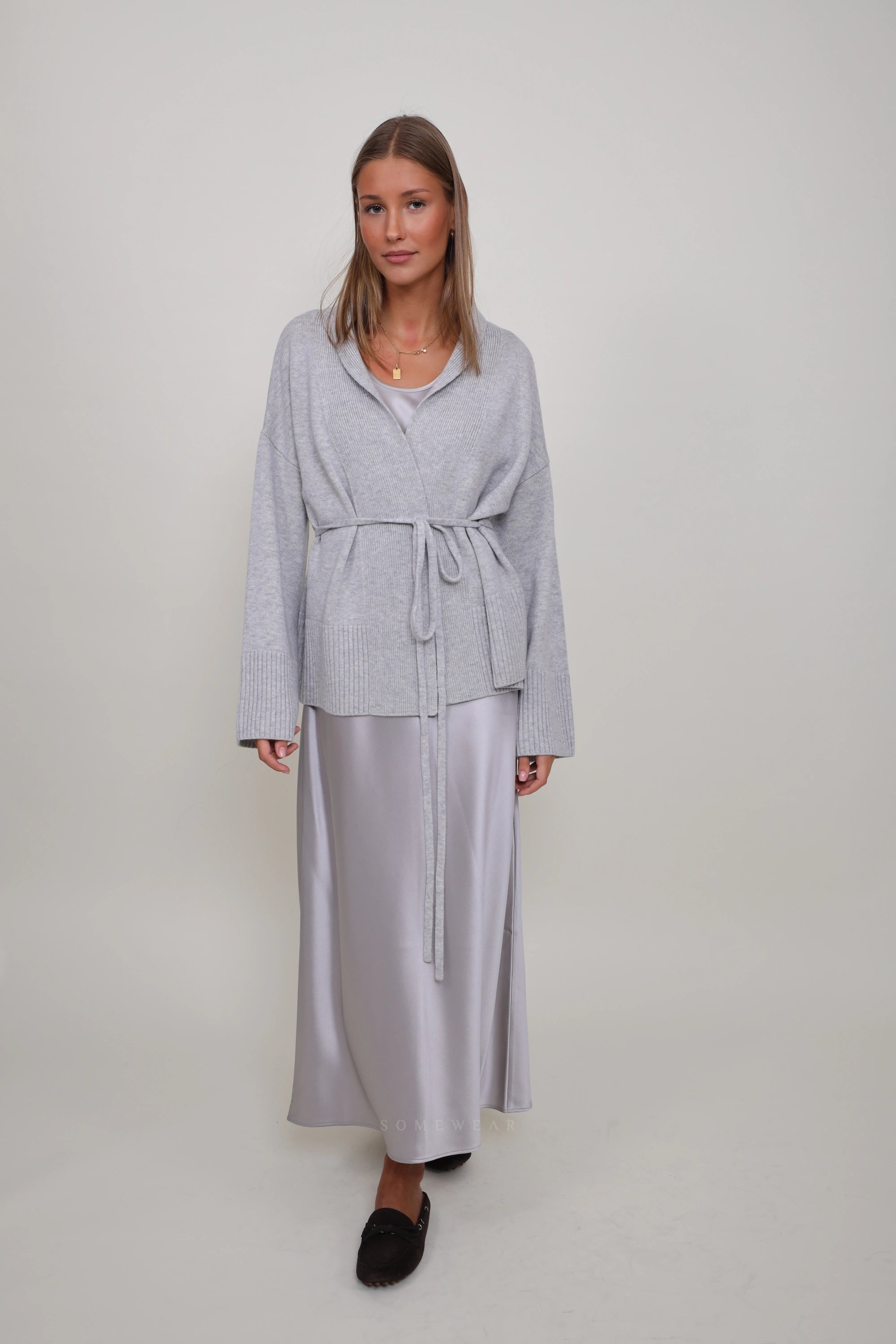 Alcidia Da Veiga Cardigan Enna Aluminum