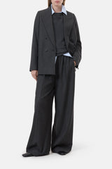 Closed Blazer Flannel Anthracite