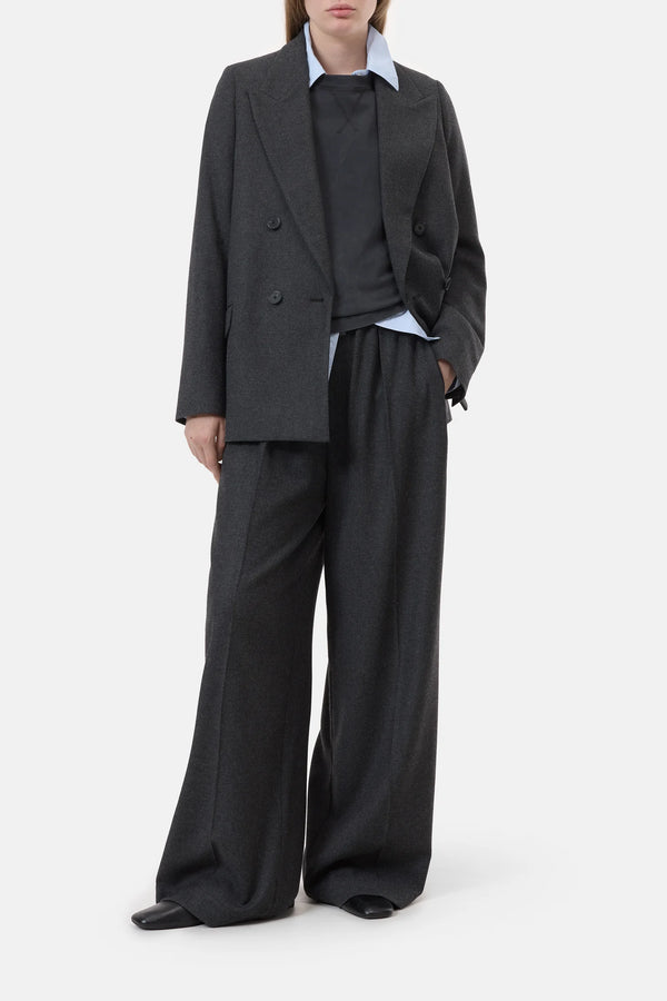 Closed Blazer Flannel Anthracite