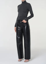 Agolde Turtleneck Pascale Charcoal