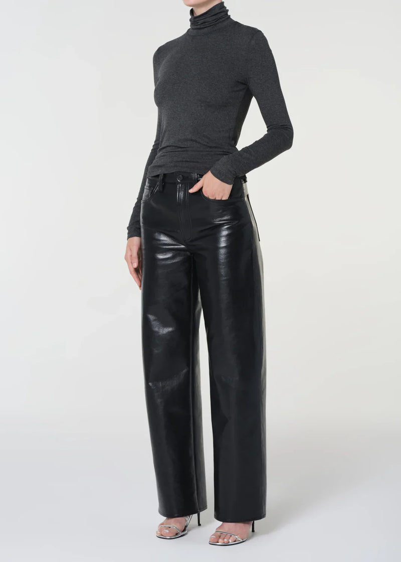 Agolde Turtleneck Pascale Charcoal
