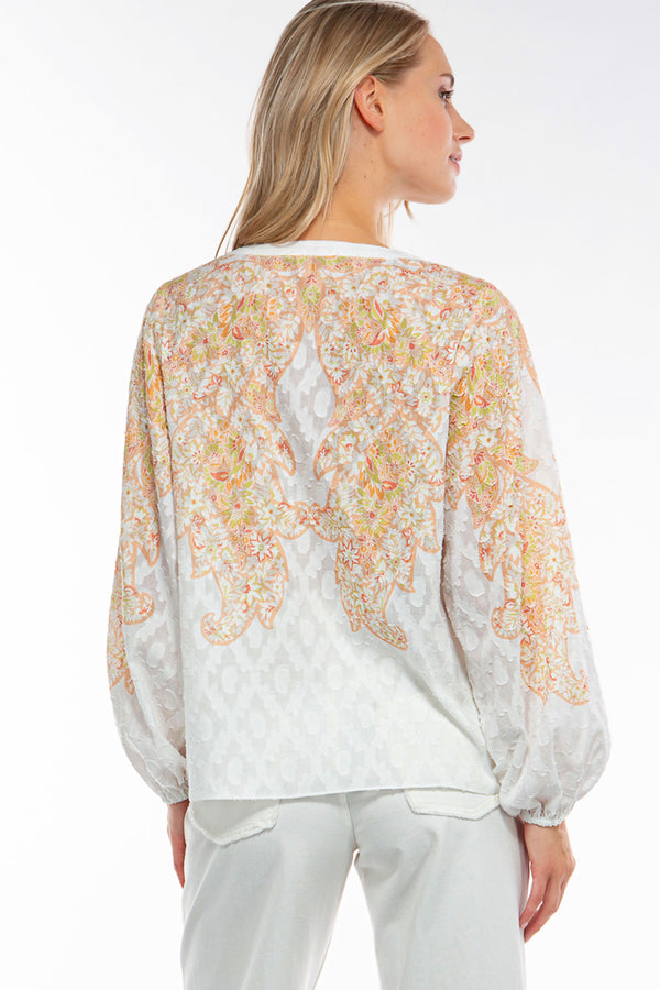 IVI Collection Bluse Flor de Naranjo