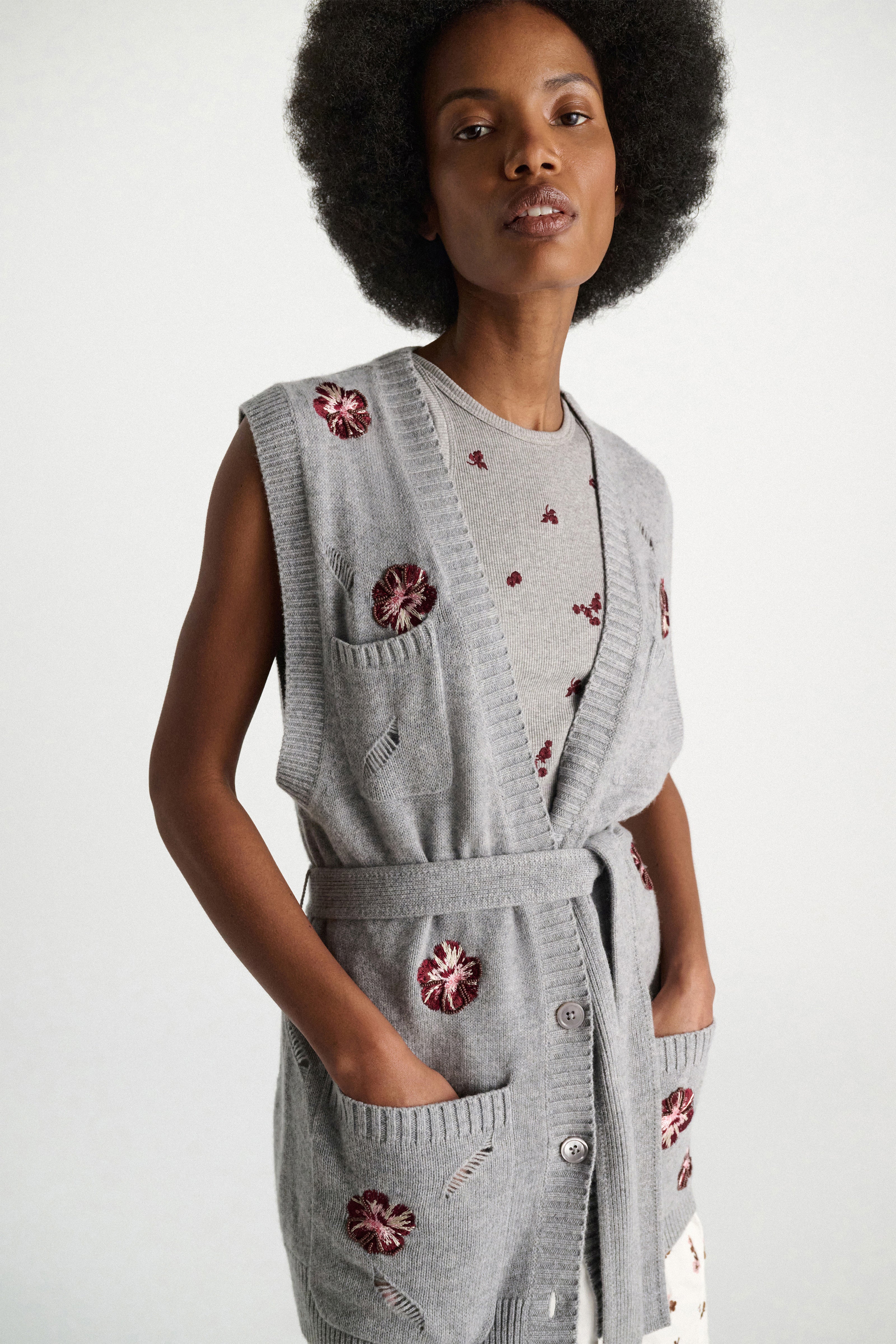 Dorothee Schumacher Gilet Blooming Statement