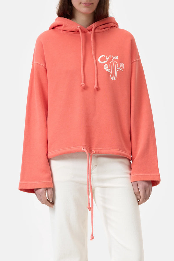 Closed Hoodie Washed Red