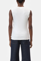 Closed Crewneck-Tank Ivory