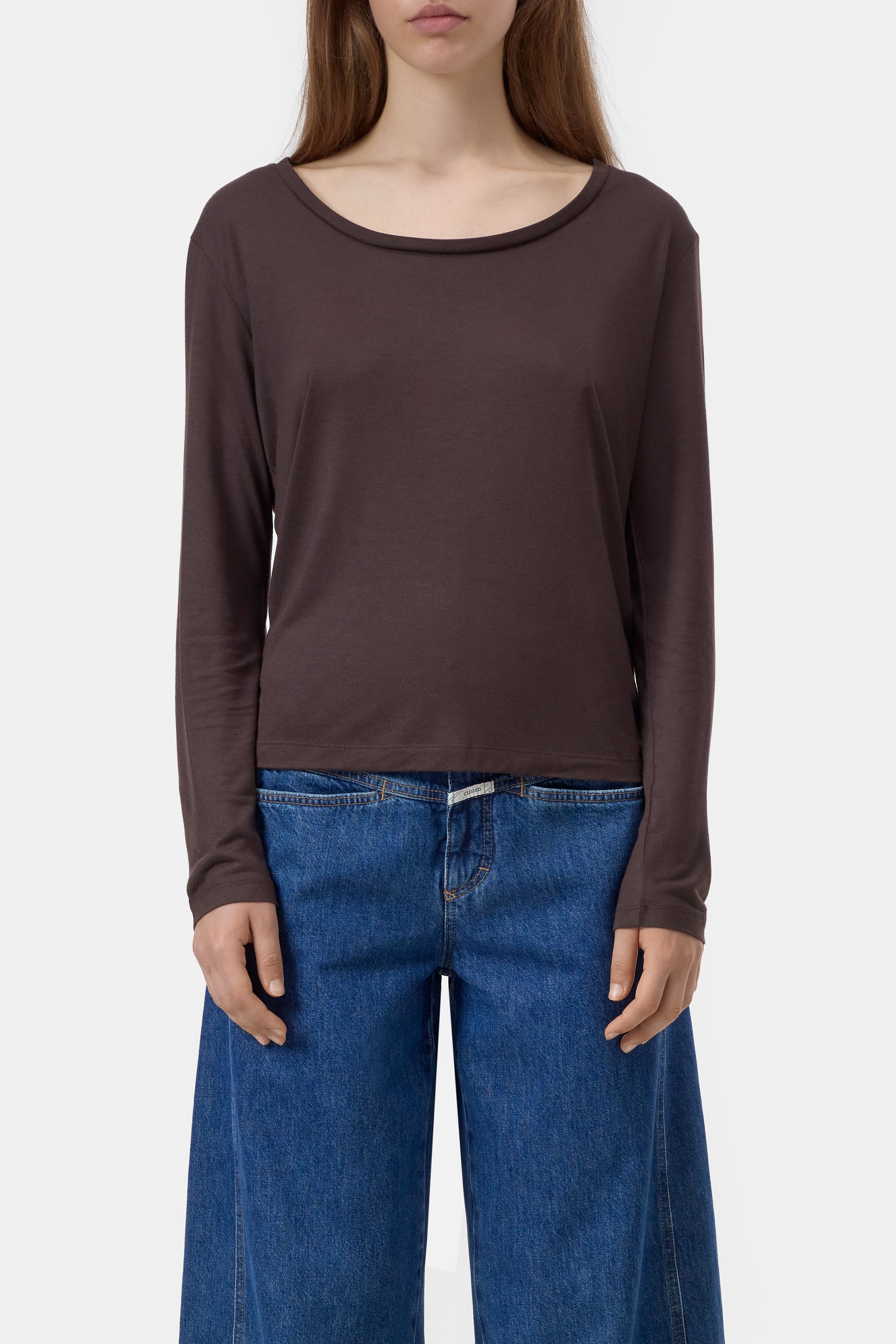 Closed Longsleeve Mahagony