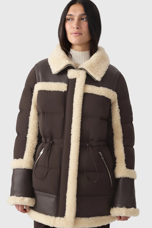 Mackage Parka Lilibeth Coffee
