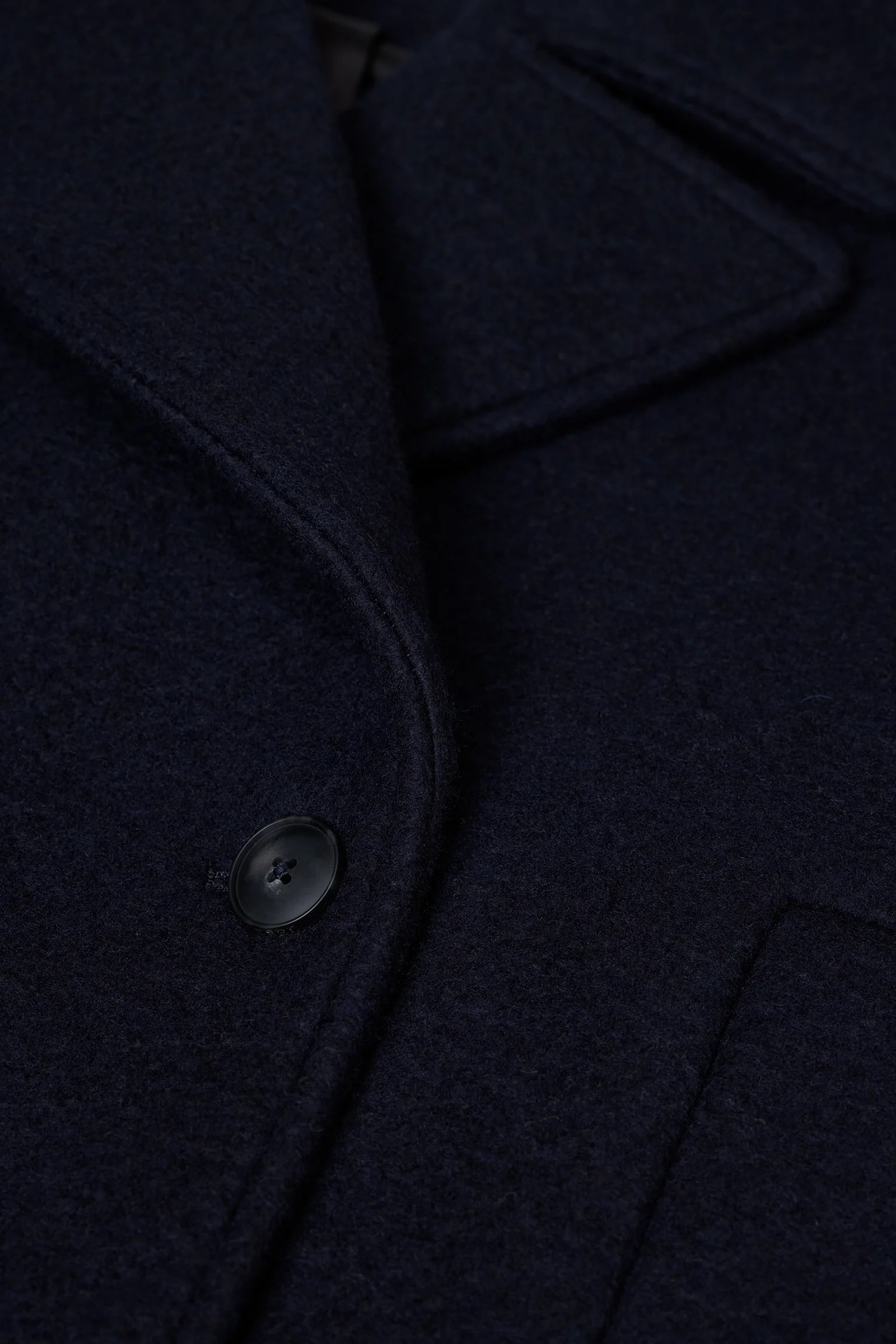 Closed Coat Caban Dark Knight