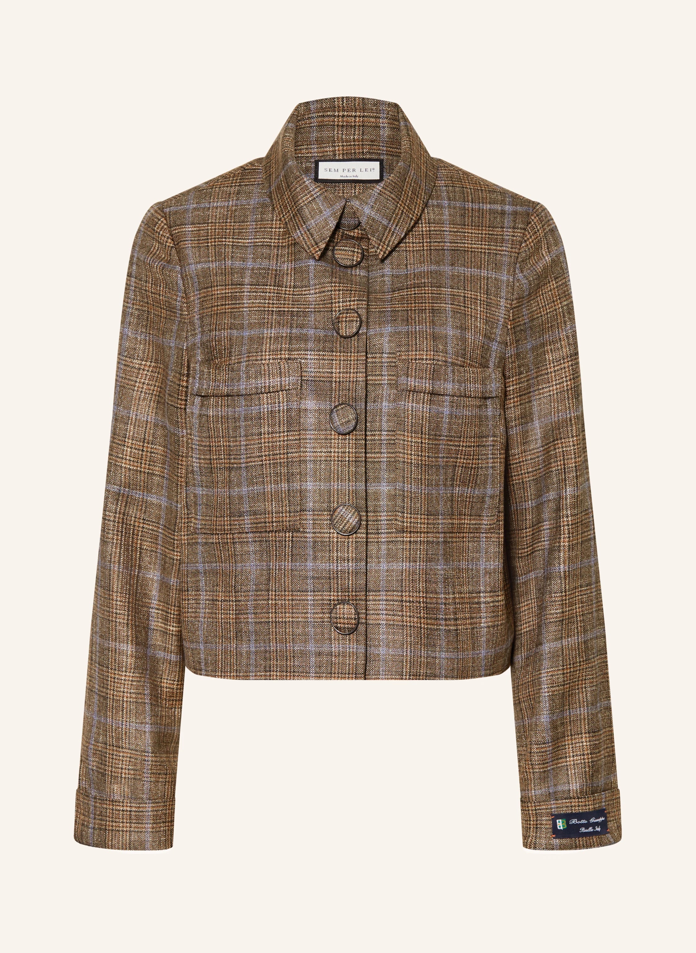 Sem Per Lei Jacket Check Moro
